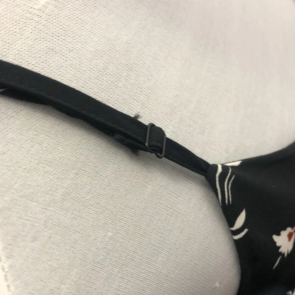 A new day black floral print pleated dress size XL - Picture 6 of 10